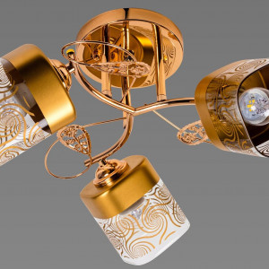 Люстра Sirius Ю 6757А/3 FG на 3 плафони