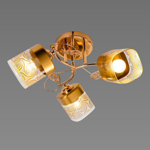 Люстра Sirius Ю 6757А/3 FG на 3 плафони