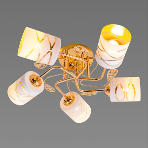 Люстра Sirius Ю 6764А/5 FG на 5 плафонів