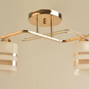 Люстра стельова Sirius Л 8158/2A FG на 2 плафони