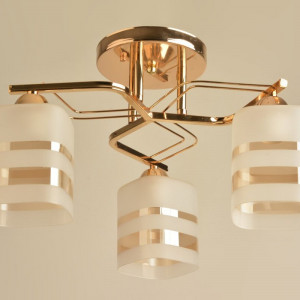 Люстра стельова Sirius Л 8158/3A FG на 3 плафони