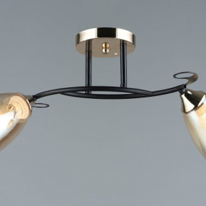 Люстра B A4088/2 BK+FGD на 2 плафони