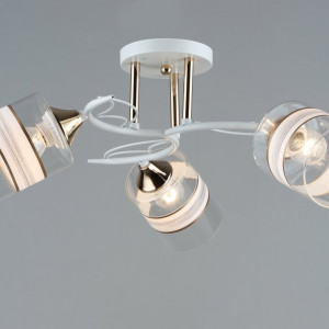 Люстра B N5475/3 WT+FGD на 3 плафони