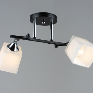 Люстра B N5488/2 BK+CH на 2 плафони