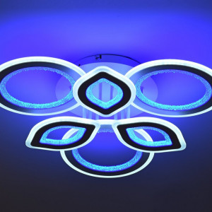 Люстра світлодіодна Sirius 77620/3+3 на 6 плафонів біла