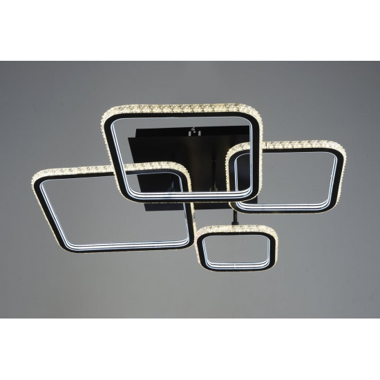 Люстра світлодіодна акрилова Sirius B YH917/4A BK  фото № 2