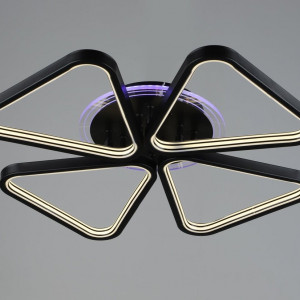 Люстра світлодіодна акрилова Sirius B YH921/4 BK чорна