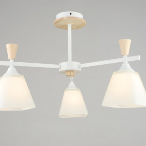 Люстра декоративна Sirius B N5663/3 WT+WOOD