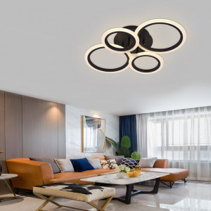 Люстра світлодіодна акрилова Sirius 6092-4 BK 46W