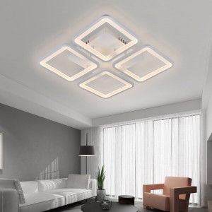 Люстра світлодіодна стельова Sirius 6086-4 WT 84W