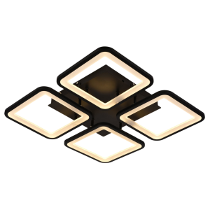 Люстра світлодіодна стельова Sirius 6086-4 BK 84W