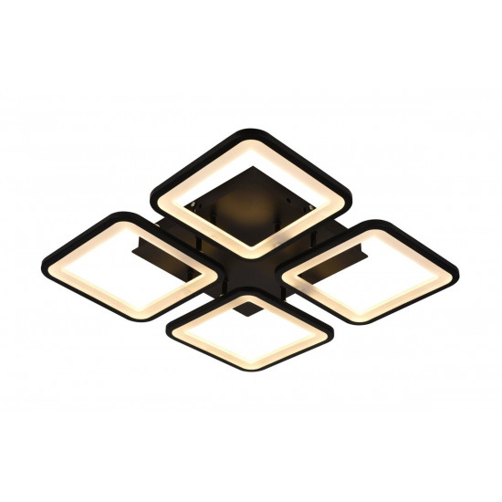 Люстра світлодіодна стельова Sirius 6086-4 BK 84W  фото № 5