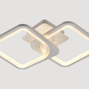 Люстра світлодіодна стельова Sirius 6150-2 WT 36W