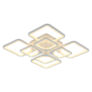 Люстра світлодіодна акрилова стельова Sirius 6109-8 WT 138W