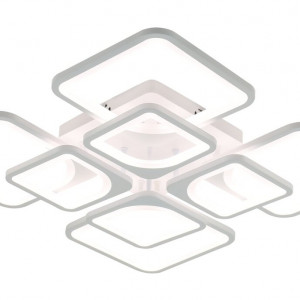Люстра світлодіодна акрилова стельова Sirius 6109-8 WT 138W