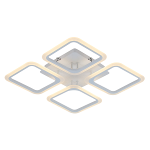 Люстра світлодіодна акрилова стельова Sirius 6110-4 WT 74W