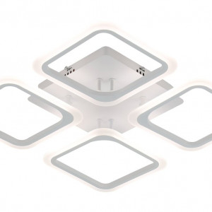 Люстра світлодіодна акрилова стельова Sirius 6110-4 WT 74W