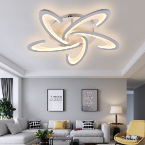 Люстра світлодіодна акрилова Sirius 6075-5 WT 76W