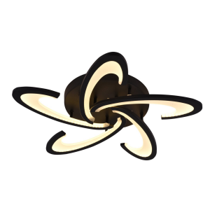 Люстра світлодіодна акрилова Sirius 6075-5 BK 76W