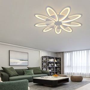 Люстра світлодіодна акрилова Sirius 6237-9 WT 156W