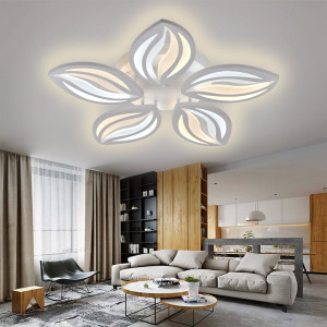 Люстра акрилова світлодіодна Sirius 6044-5 WT 52W