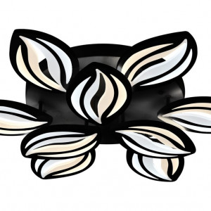 Люстра світлодіодна акрилова Sirius 6249 BK 92W