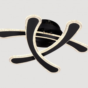 Люстра світлодіодна акрилова Sirius 6218-3 BK 52W