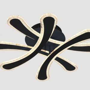 Люстра світлодіодна акрилова Sirius 6219 BK 86W