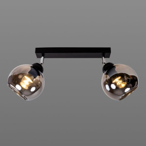 Люстра декоративна Sirius S4911-2 BK+SM на 2 плафони