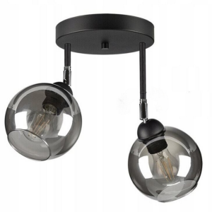 Люстра декоративна Sirius S4919-2 BK+SM з поворотнім механізмом