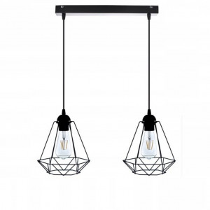 Люстра підвісна в стилі лофт Sirius S6309-2 BK
