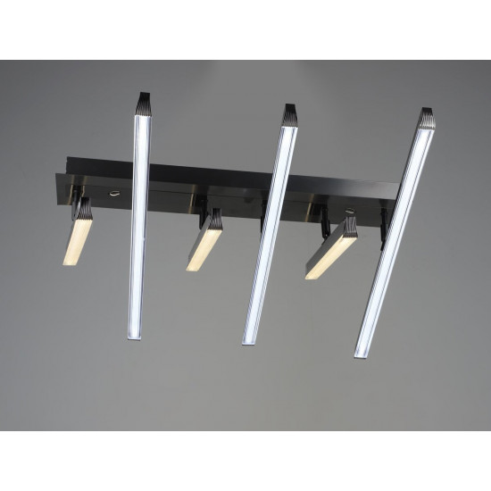 Люстра світлодіодна акрилова Sirius B YH993/6 GRAY  фото № 5