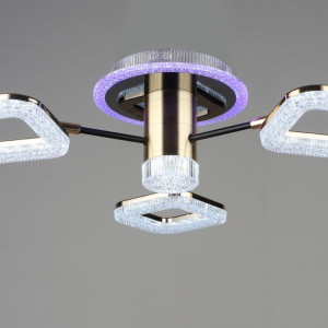 Люстра світлодіодна акрил B YH0310/3 BK+GD