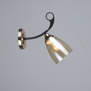 Бра настінне Sirius B A4088/1W BK+FGD