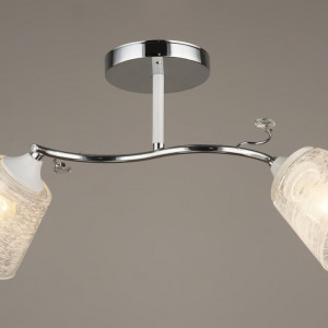 Люстра декоративна Sirius B C1423/2 CH+WT на 2 плафони