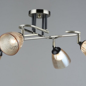 Люстра декоративна Sirius B A4070/4 AB+BK на 4 плафони