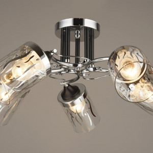 Люстра декоративна Sirius B C1412/5 BK+CH