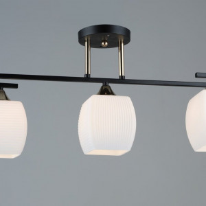 Люстра декоративна Sirius B N5485/3 BK+FGD