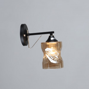 Бра настінне Sirius B A4056/1W BK+FGD