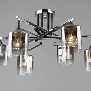 Люстра у вітальню Sirius B A4057/6 CH+BK