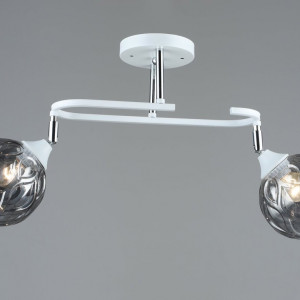 Люстра стельова Sirius B A4071/2 WT+CH з поворотнім механізмом