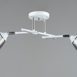 Люстра стельова Sirius B A4091/2 WT+CH з поворотнім механізмом