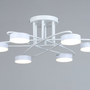 Люстра світлодіодна акрилова Sirius B N4248/6 WT 84W