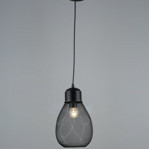 Люстра підвісна в стилі лофт Sirius B N5577/1Н BK