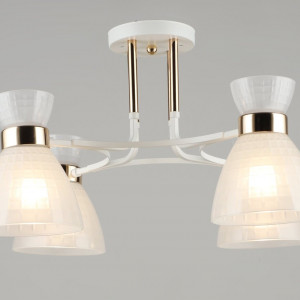 Люстра декоративна Sirius B N5691/4 WT+FGD на 4 плафони