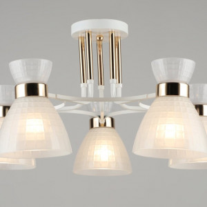 Люстра декоративна Sirius B N5691/5 WT+FGD на 5 плафонів