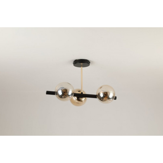 Люстра в стилі лофт Sirius GLX-23752-3D BK+GD  фото № 5