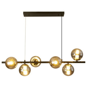 Люстра в стилі лофт Sirius GLD-23749-6A BK