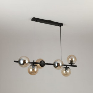 Люстра в стилі лофт Sirius GLD-23749-6D BK