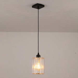 Люстра підвісна Sirius GLD-20996-1 BK+CR